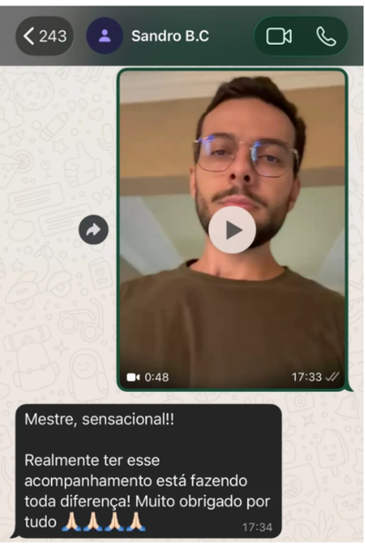 Depoimento de aluno 3