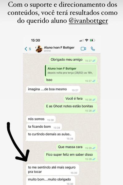 Depoimento de aluno 4